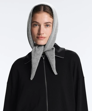 Вязаная бандана: 90% шерсть, 10% кашемир- Заказать в России