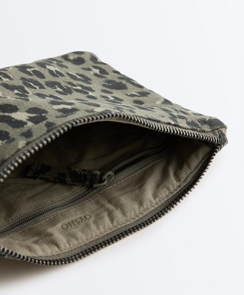 Косметичка с леопардовым принтом