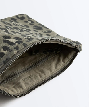 Косметичка с леопардовым принтом- Заказать в России