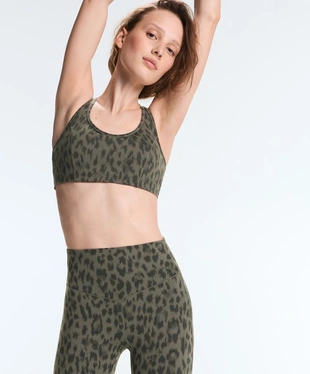 Легинсы Evermove до щиколотки High rise с леопардовым принтом- Заказать в России