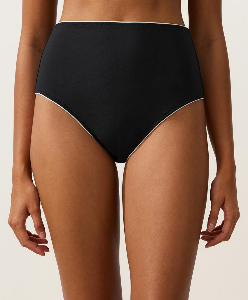 Высокие плавки бикини с Piping