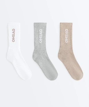 3 пары классических носков из смесового хлопка- Заказать в России