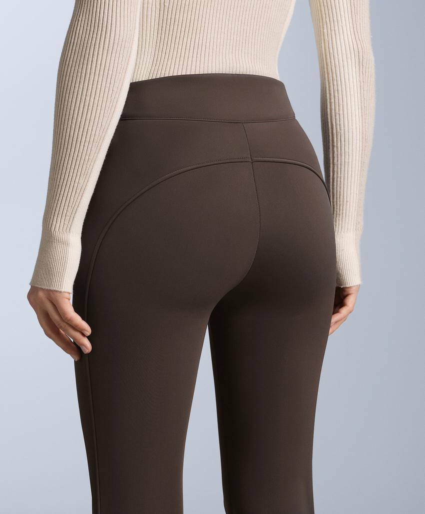 Water-resistant flare stretch SKI trousers