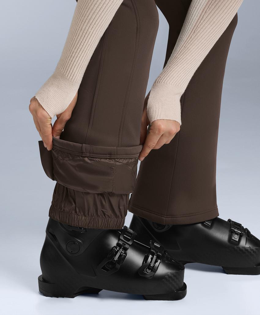 Water-resistant flare stretch SKI trousers