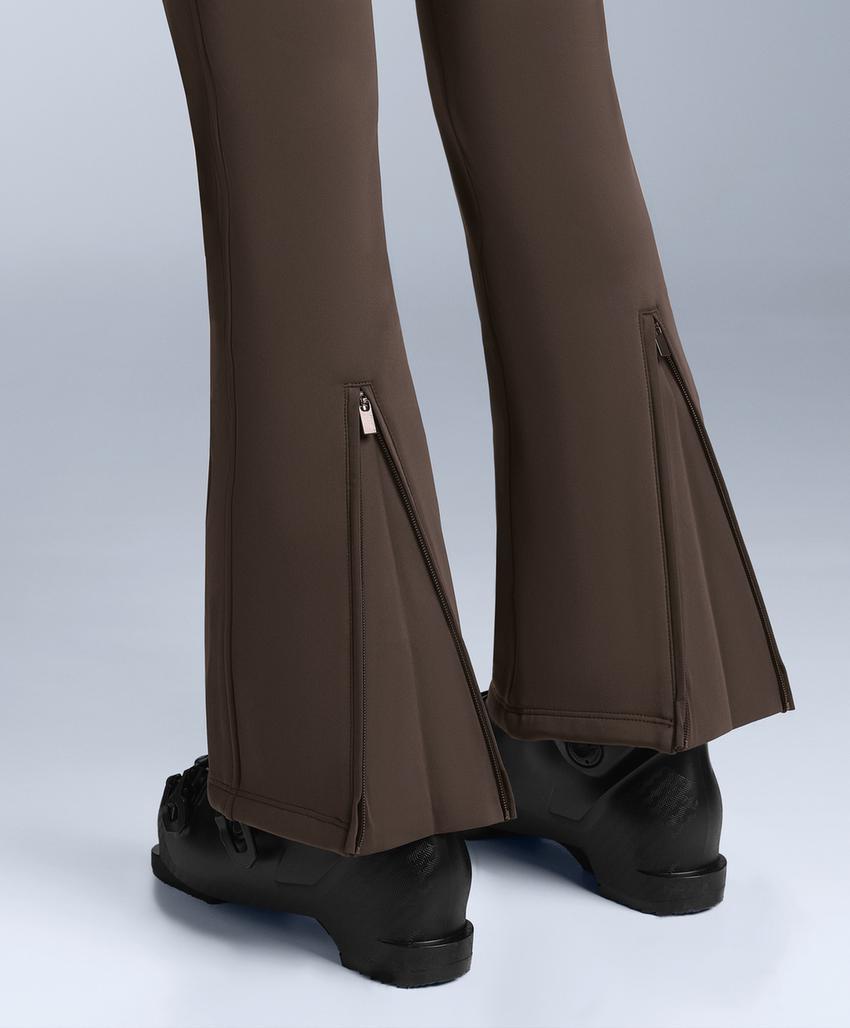 Water-resistant flare stretch SKI trousers