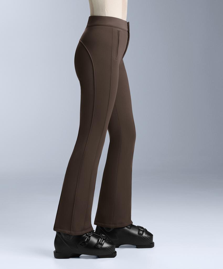 Water-resistant flare stretch SKI trousers