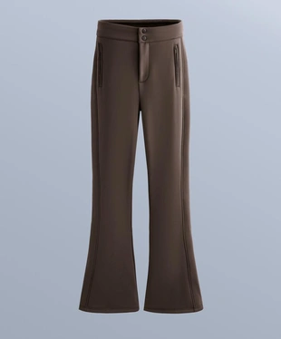 Water-resistant flare stretch Ski trousers- Заказать в России