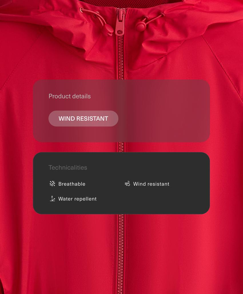 Куртка из водоотталкивающей ткани