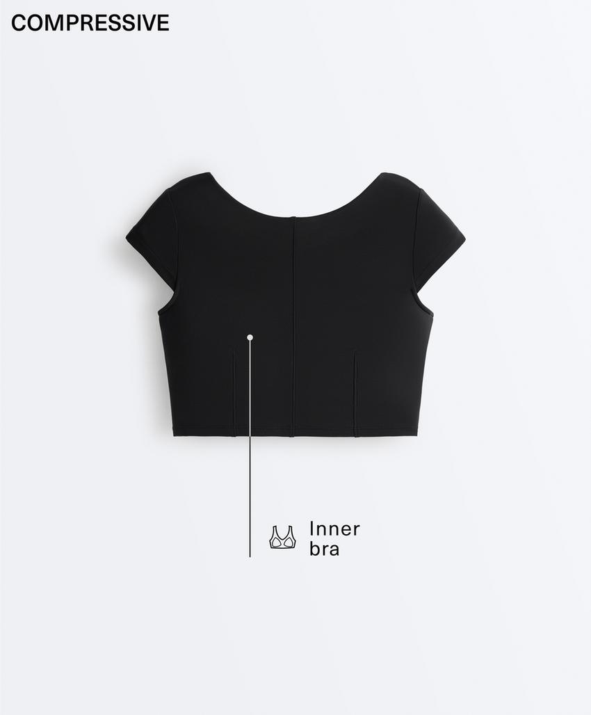 Tank top Compressive со швами