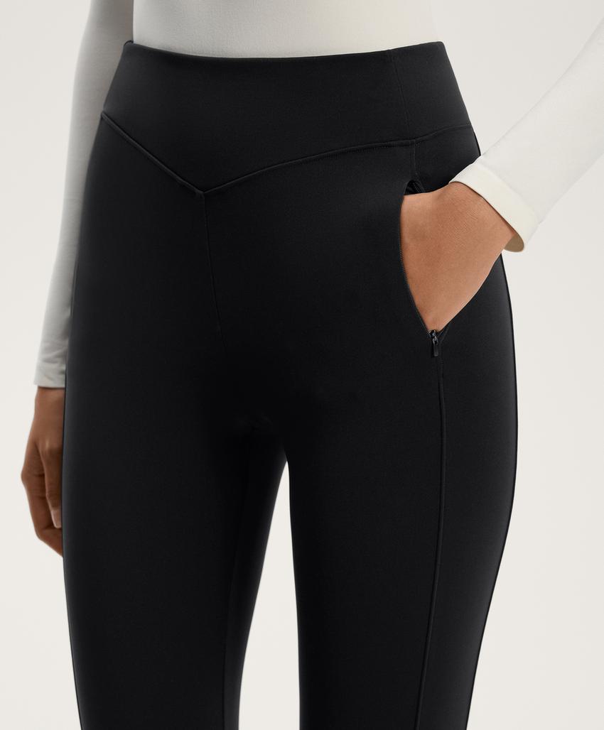 Легинсы длиной до щиколотки Warm с карманами и высокой посадкой, 70 см