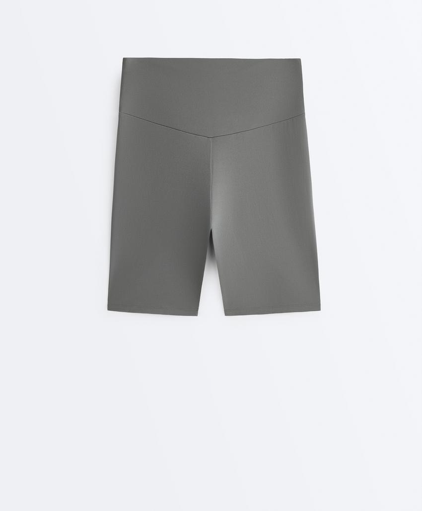 Байкерские леггинсы с высокой посадкой comfortlux 20см