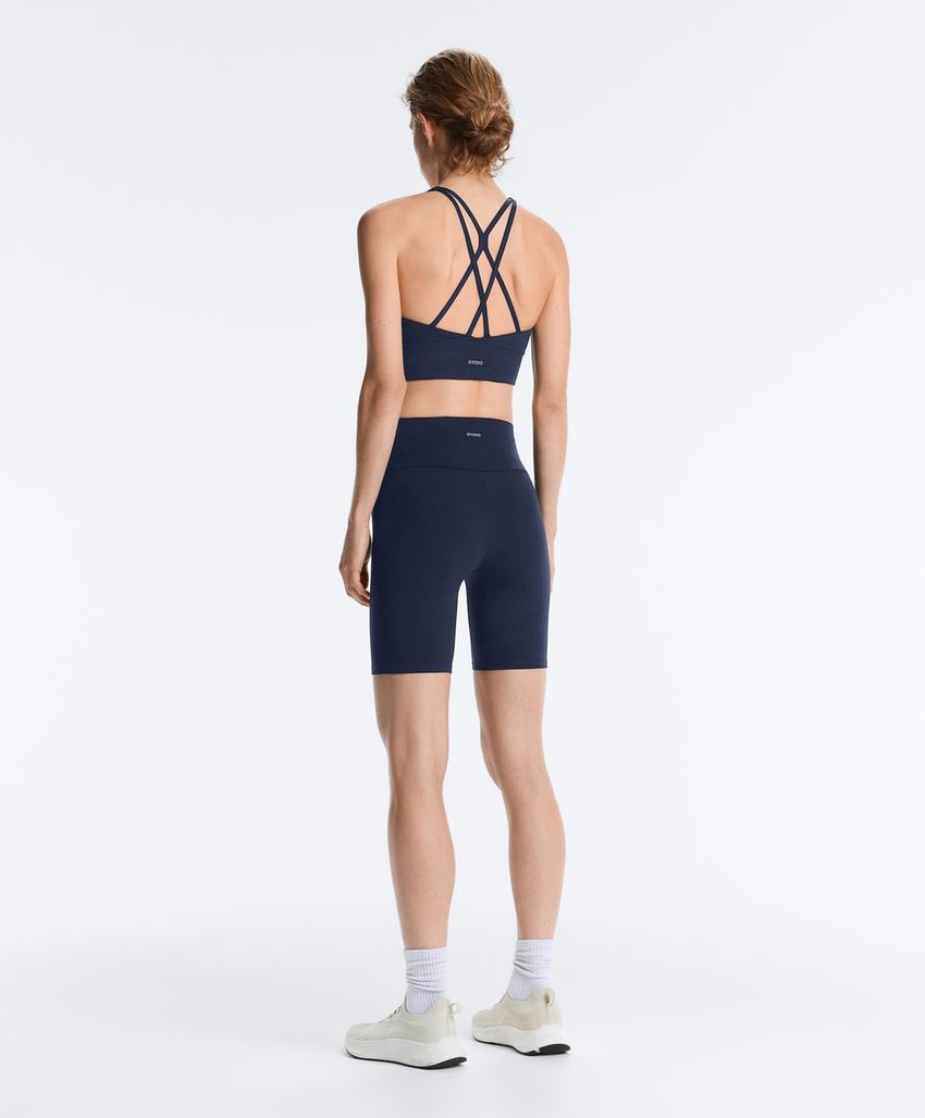 Байкерские леггинсы с высокой посадкой comfortlux 20см