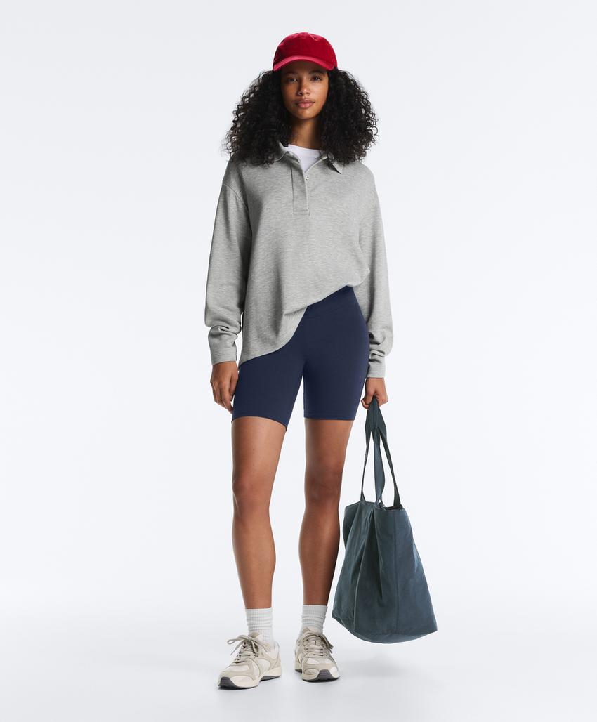 Байкерские леггинсы с высокой посадкой comfortlux 20см