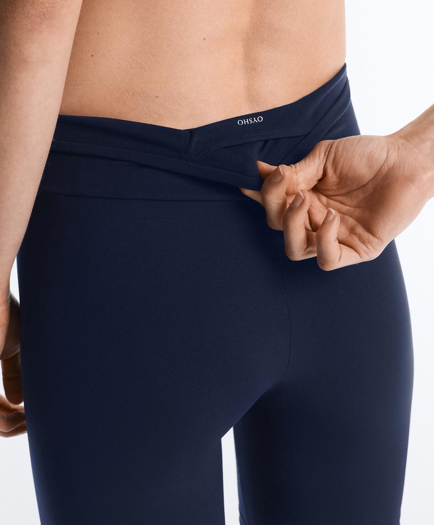 Байкерские леггинсы с высокой посадкой comfortlux 20см