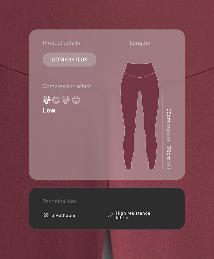 Леггинсы с высокой посадкой до щиколотки comfortlux