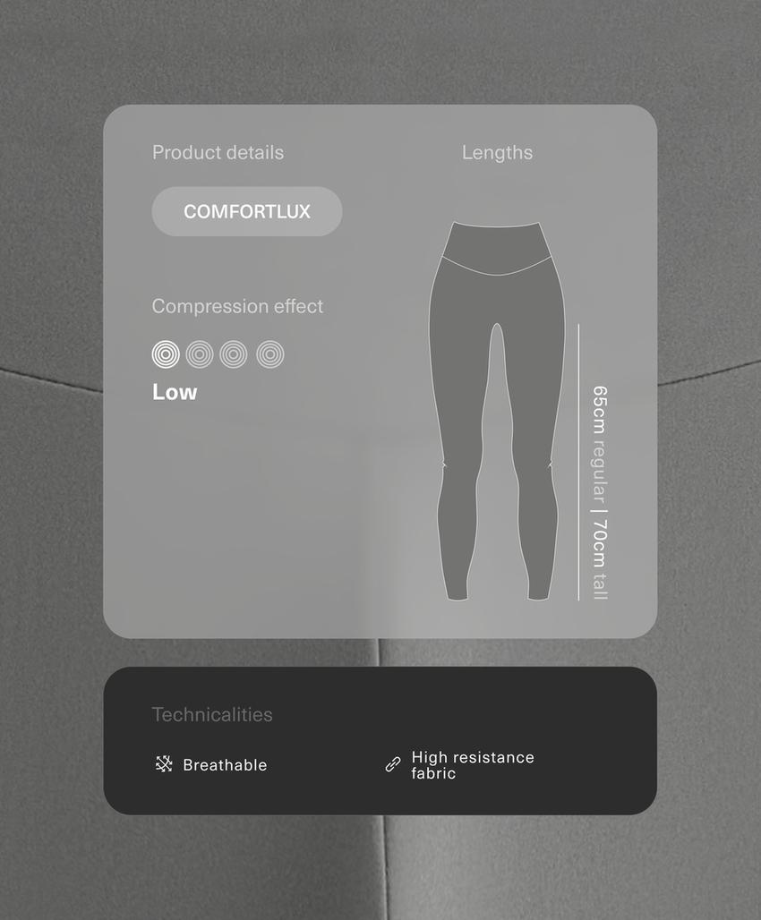 Леггинсы comfortlux с высокой посадкой и длиной до щиколотки