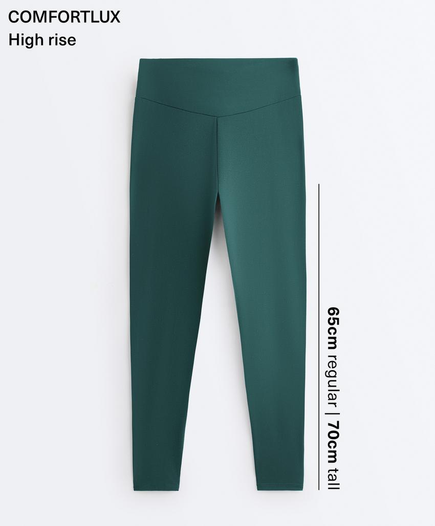 Леггинсы comfortlux с высокой посадкой и длиной до щиколотки
