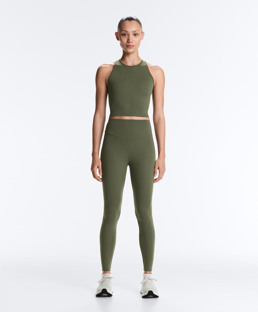 Комфортные леггинсы с высокой посадкой до щиколотки comfortlux