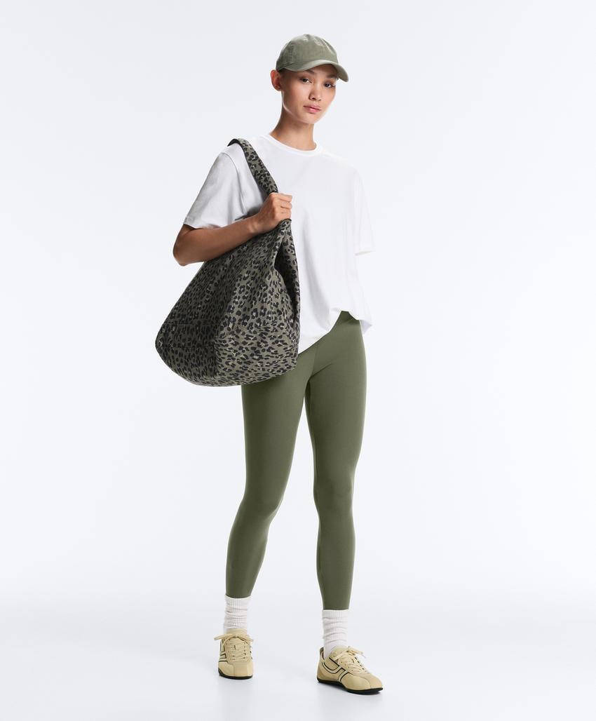 Комфортные леггинсы с высокой посадкой до щиколотки comfortlux