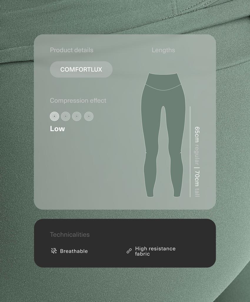 Комфортные леггинсы с высокой посадкой до щиколотки comfortlux