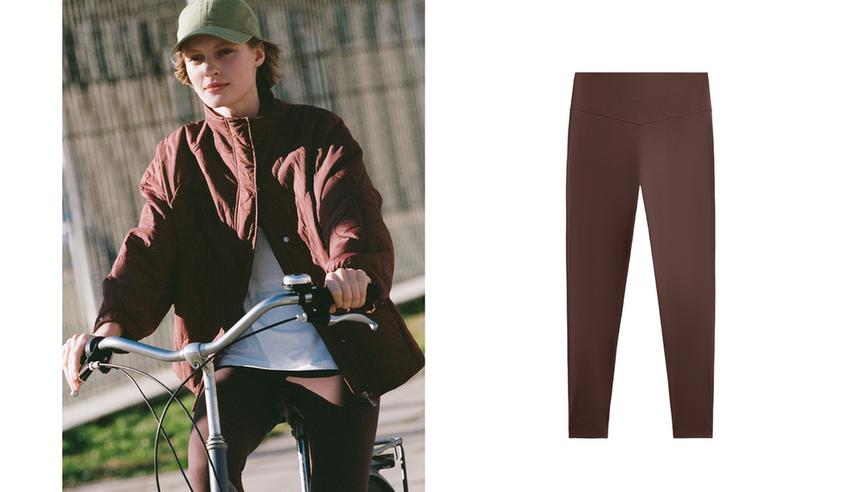 Комфортные леггинсы с высокой посадкой до щиколотки comfortlux