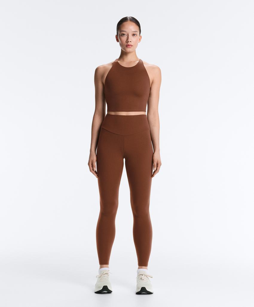 Комфортные леггинсы с высокой посадкой до щиколотки comfortlux