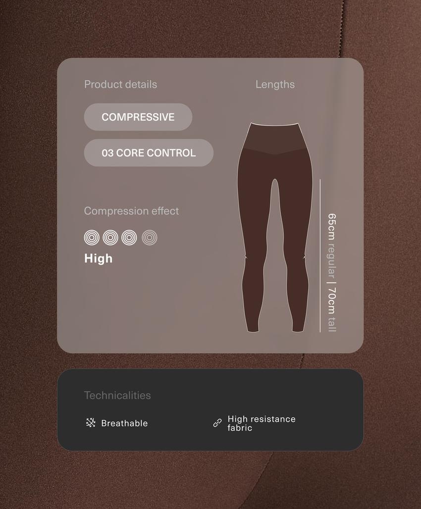 Леггинсы с высокой посадкой для коррекции фигуры до щиколотки