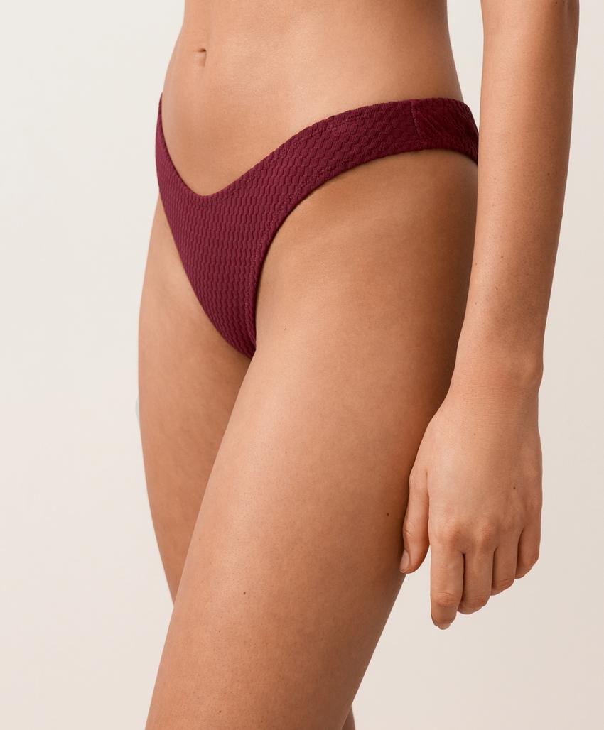 Бразильские бикини u-образного кроя в клетку