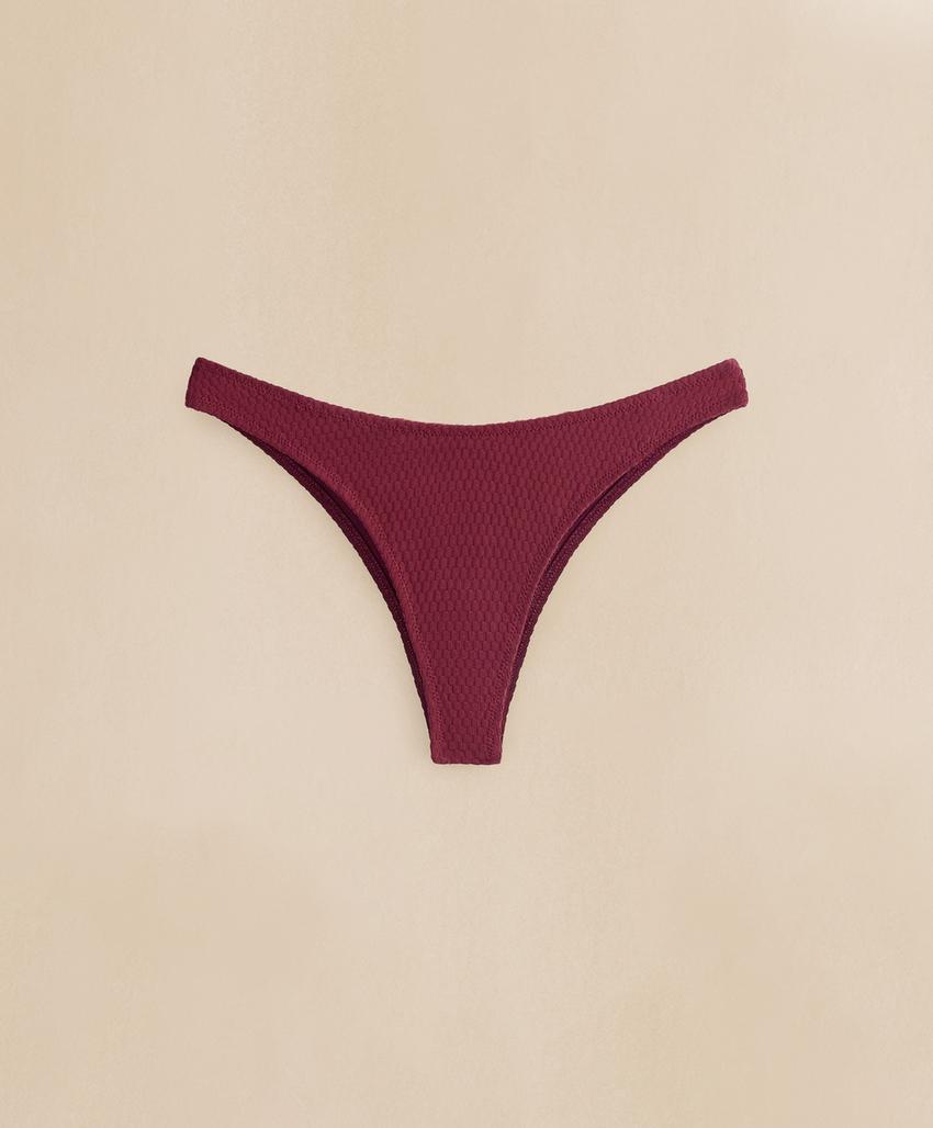 Бразильские бикини u-образного кроя в клетку