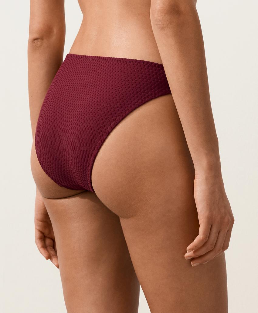 Классические бикини с завышенной талией в клетку