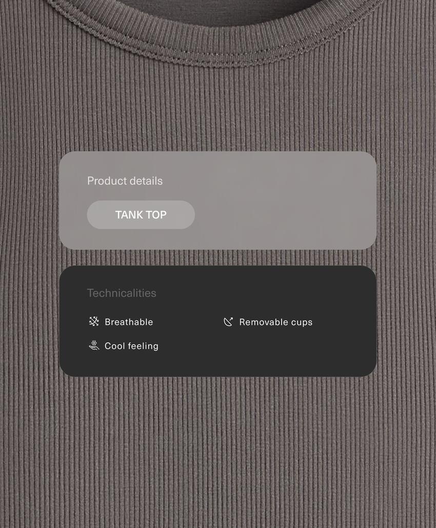 Длинный топ без рукавов из модально-хлопкового рубчика