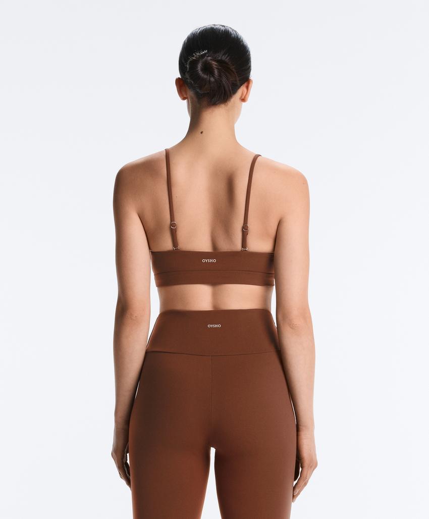 Спортивный топ с перекрещивающимися лямками comfortlux с легкой поддержкой