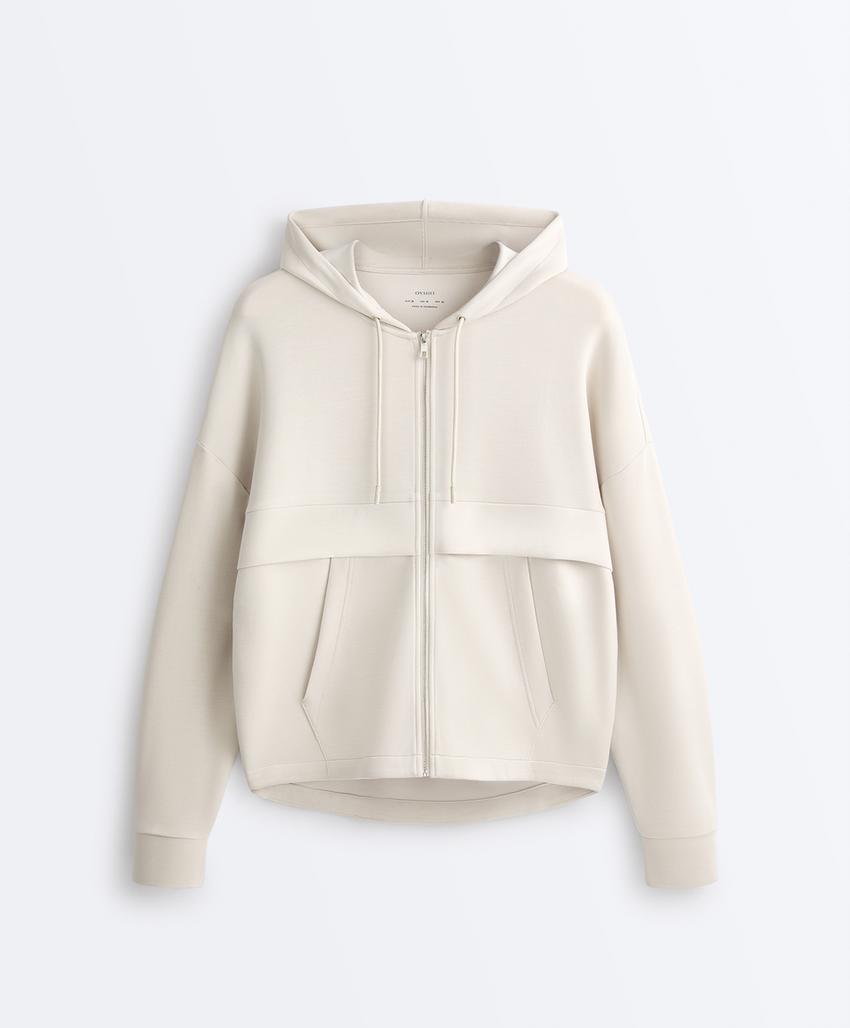 Толстовка на молнии из мягкого модала