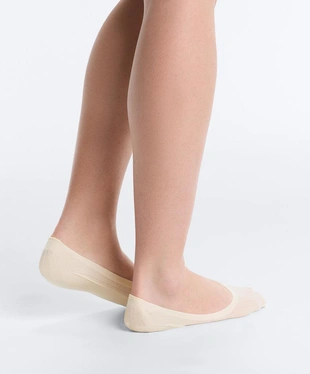 2 пары носков-следков из смесового хлопка со средним вырезом- Заказать в России