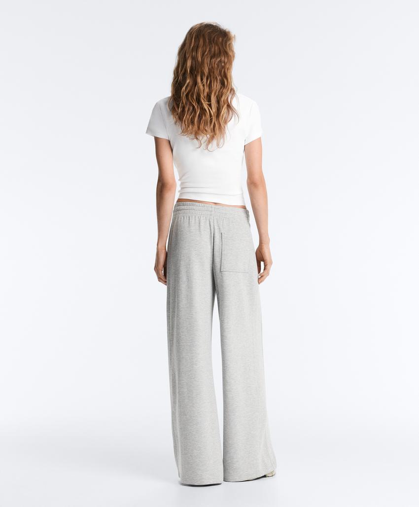 Футболка Rib Fit из смесового хлопка