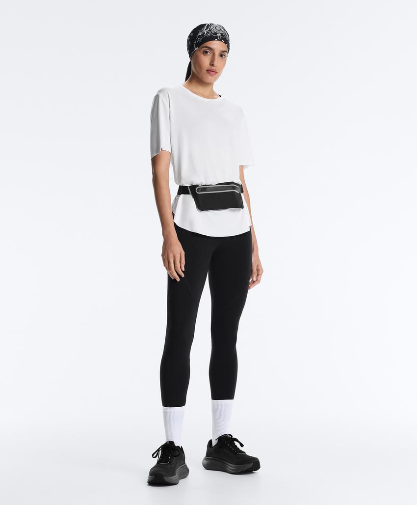 Футболка из смесового модала с короткими рукавами