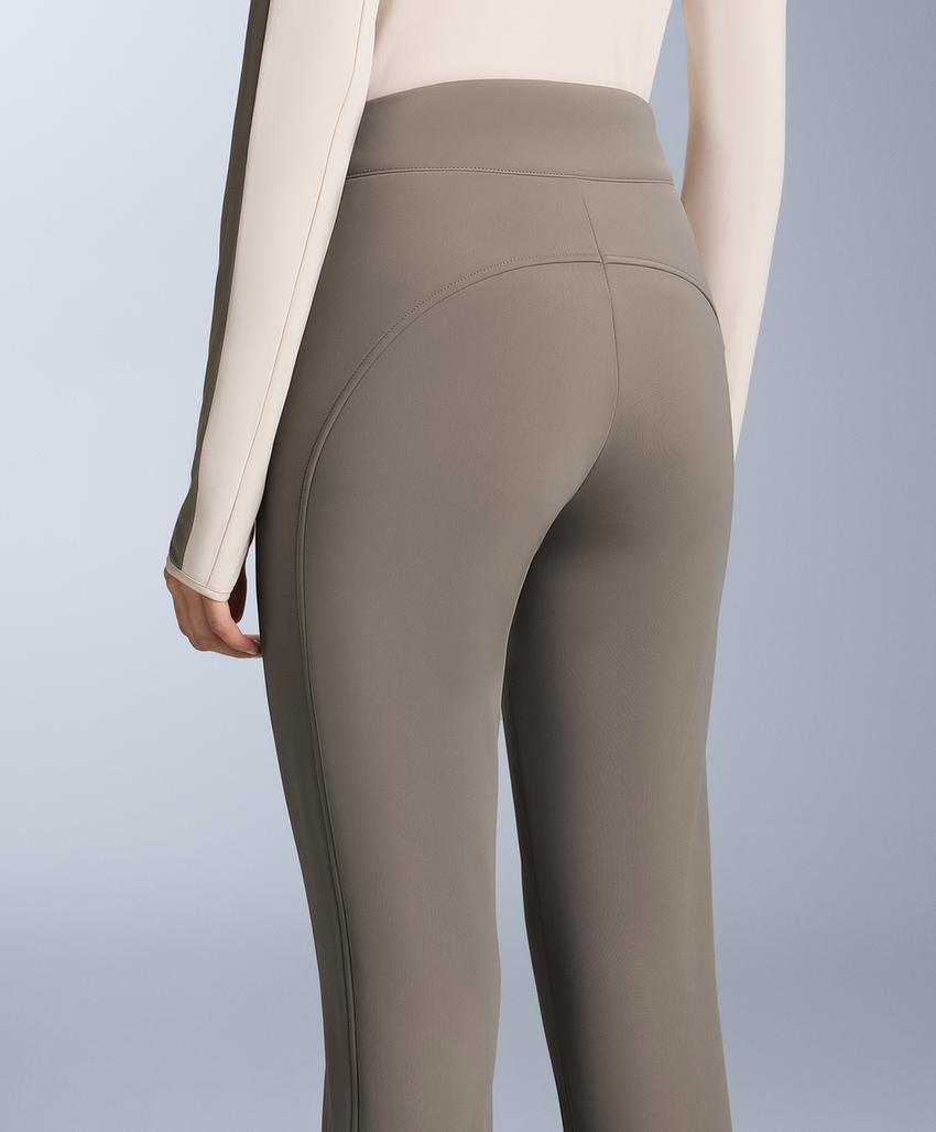 Water-resistant flare stretch SKI trousers