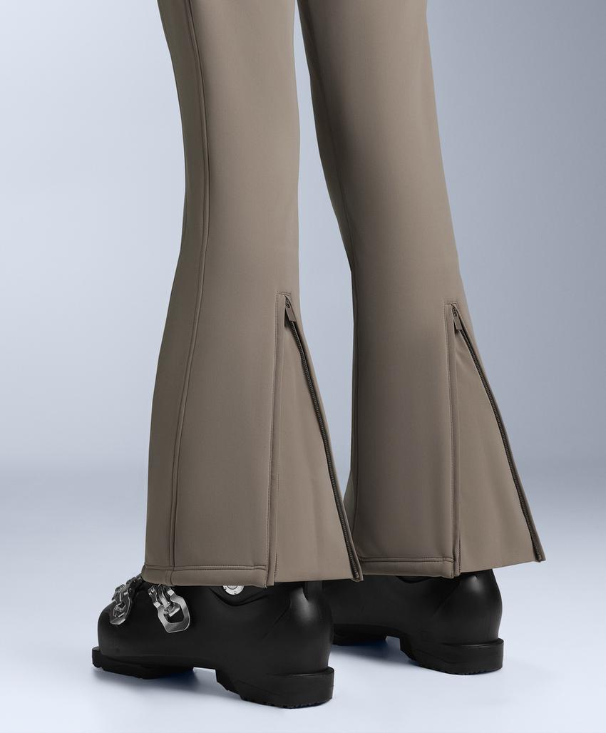 Water-resistant flare stretch SKI trousers