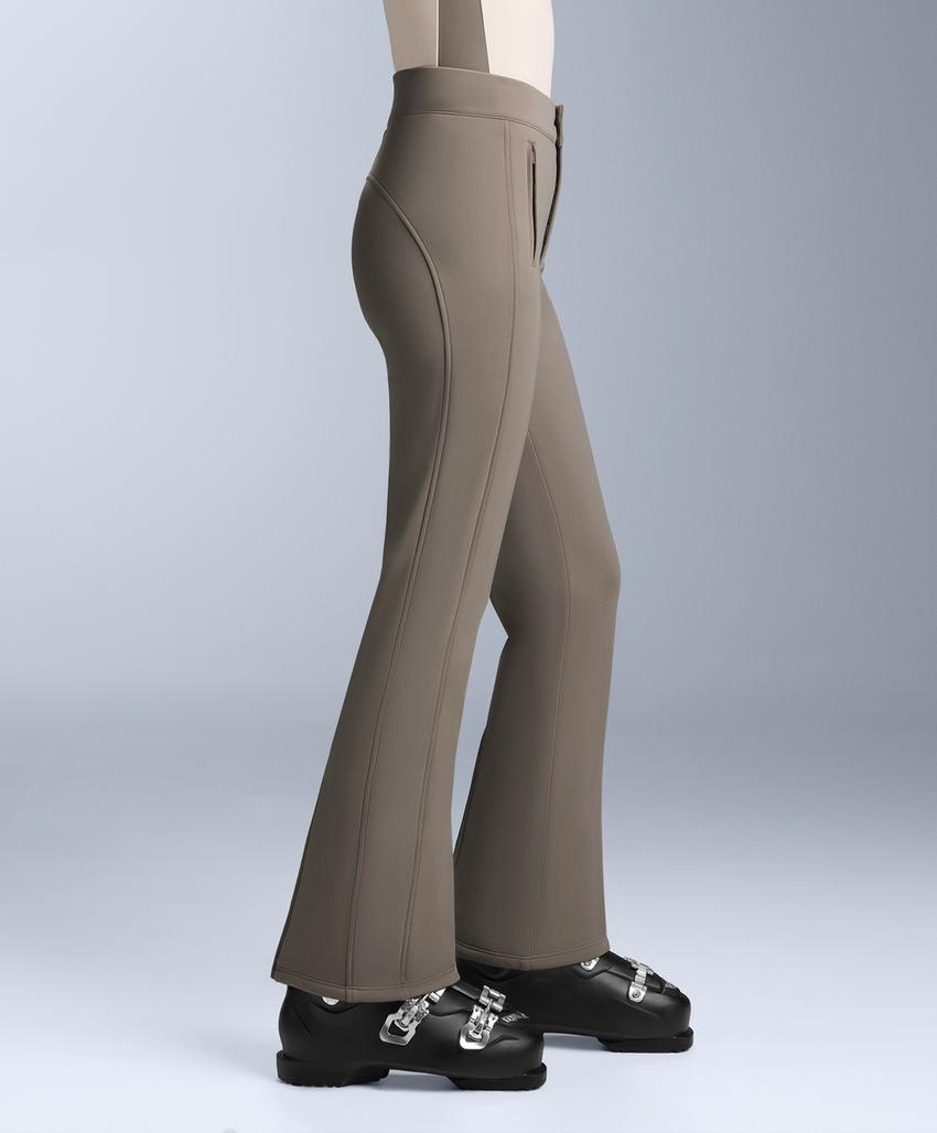 Water-resistant flare stretch SKI trousers