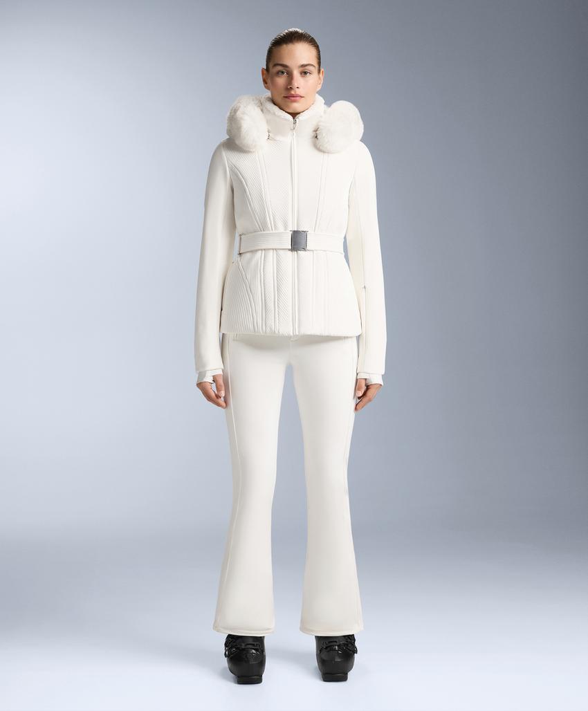 Water-resistant flare stretch SKI trousers