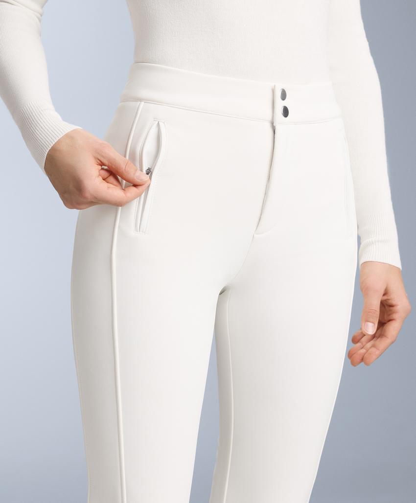 Water-resistant flare stretch SKI trousers