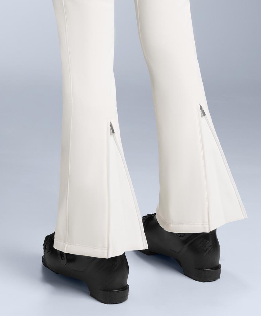 Water-resistant flare stretch SKI trousers