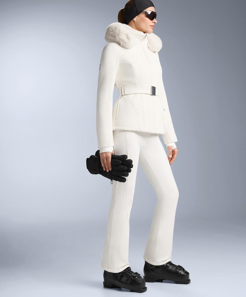 Water-resistant flare stretch SKI trousers