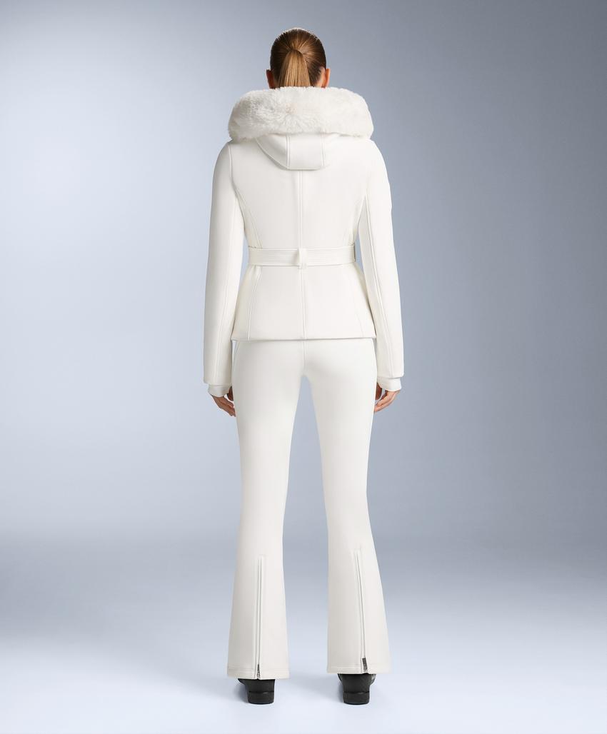 Water-resistant flare stretch SKI trousers