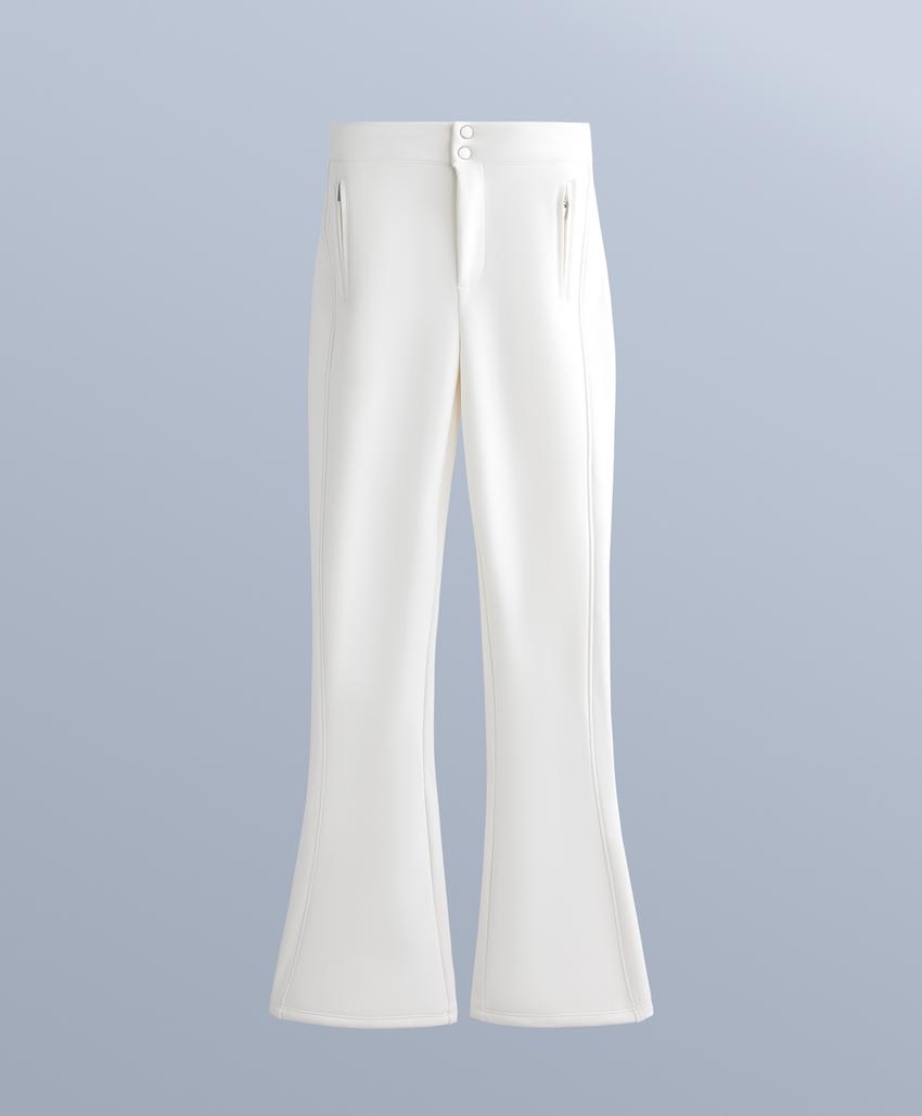 Water-resistant flare stretch SKI trousers