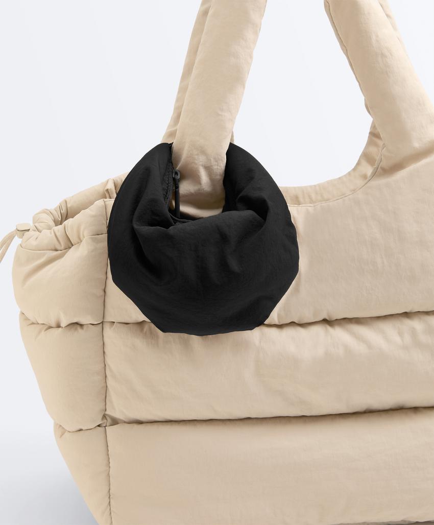 Стеганая мини-сумка через плечо