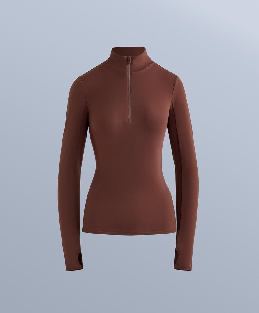 Термофутболка Base Layer с молнией до середины груди