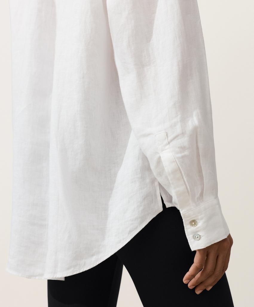 Рубашка свободного кроя из 100%-го льна