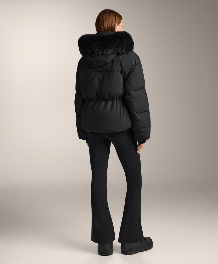 Короткий пуховик с наполнителем из 100%-го пуха