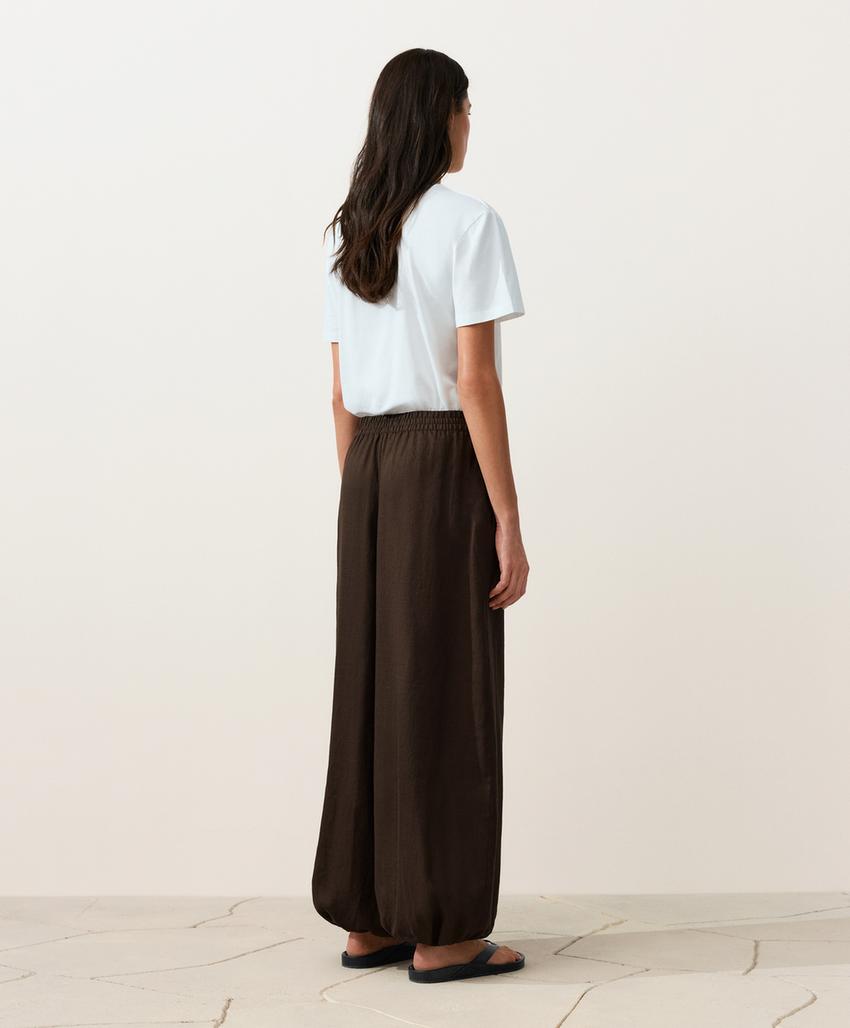 Брюки-блуммеры из 100%-го льна